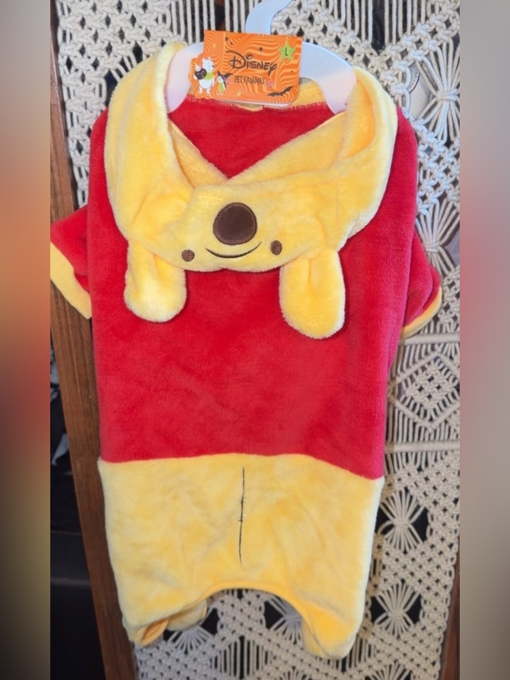 Dog Disney costume Winnie the Pooh